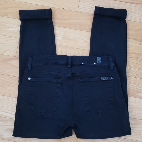 7 For All Mankind The Skinny Crop & Roll Size 28 - Picture 4 of 10